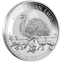 Strieborná minca Emu 1 oz (2025)