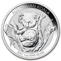 Strieborná minca Koala 1 oz (2021)