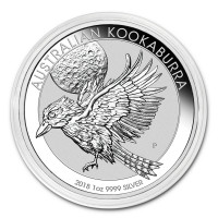 Strieborná minca Kookaburra 1 oz (2018)