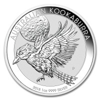 Strieborná minca Kookaburra 1 oz (2018)