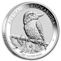 Strieborná minca Kookaburra 1 oz (2021)