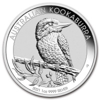 Strieborná minca Kookaburra 1 oz (2021)