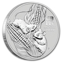 Strieborná minca Year of the Mouse - Rok Myši 1 oz (2020)