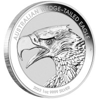 Strieborná minca  - Orol klínoocasý - Wedge-tailed Eagle 1 oz (2022)