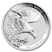 Strieborná minca  - Orol klínoocasý - Wedge-tailed Eagle 1 oz (2020)