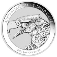 Strieborná minca  - Orol klínoocasý - Wedge-tailed Eagle 1 oz (2022)