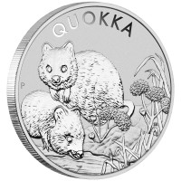Strieborná minca Quokka 1 oz (2022)