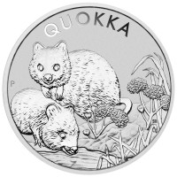 Strieborná minca Quokka 1 oz (2022)