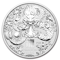 Strieborná minca Year of the Dragon - Rok Draka 1 oz (2024)