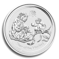 Strieborná minca Year of the Monkey - Rok Opice 1 oz (2016)