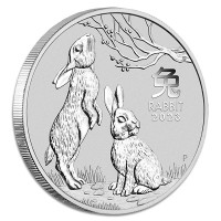 Strieborná minca Year of the Rabbit - Rok Králíka 1 oz (2023)