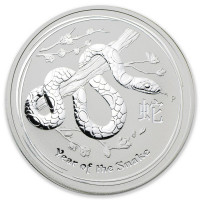 Strieborná minca Year of the Snake - Rok Hada 1 oz (2013)