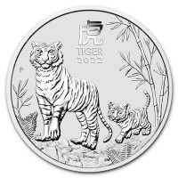 Strieborná minca Year of the Tiger - Rok Tygra 1 oz (2022)