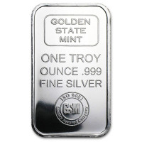 Strieborný zliatok Golden State Mint 1 oz