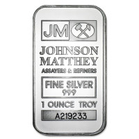 Strieborný zliatok Johnson Matthey 1 oz