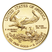 Zlatá minca American Gold Eagle 1/10 oz