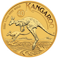 Zlatá minca Australian Kangaroo 1/4 oz 2026 40. výročie