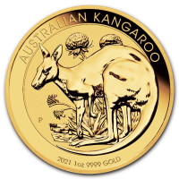Zlatá minca Australian Kangaroo 1 oz 2021