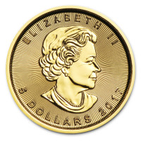 Zlatá minca Canadian Maple Leaf 1/10 oz