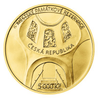 Gold coin ČNB 5.000 Kč Hradec Králové STANDARD 1/2 oz