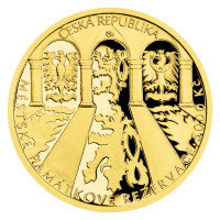 Zlatá minca ČNB 5.000 Kč Kroměříž PROOF