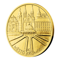 Zlatá minca ČNB 5.000 Kč Kroměříž STANDARD