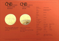 Gold coin ČNB 5.000 Kč Kroměříž STANDARD 1/2 oz