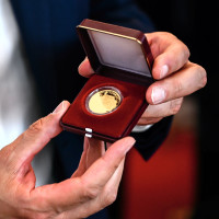 Gold coin ČNB 5.000 Kč Olomouc PROOF 1/2 oz