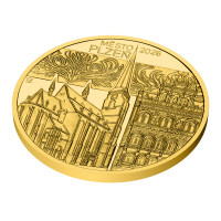 Zlatá minca ČNB 5.000 Kč Plzeň PROOF 1/2 oz