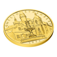 Zlatá minca ČNB 5.000 Kč Štramberk PROOF 1/2 oz