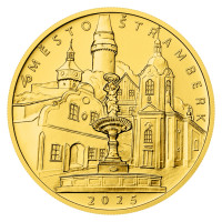 Zlatá minca ČNB 5.000 Kč Štramberk STANDARD 1/2 oz