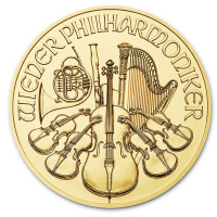 Zlatá minca Wiener Philharmoniker 1/2 oz