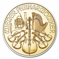 Zlatá minca Wiener Philharmoniker 1/2 oz