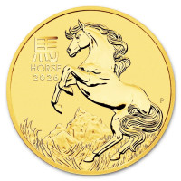 Zlatá minca Year of the Horse - Rok Koně 1/10 oz (2026)