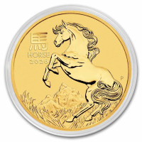 Zlatá minca Year of the Horse - Rok Koně 1/4 oz (2026)