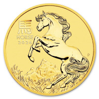 Zlatá minca Year of the Horse - Rok Koně 1/4 oz (2026)