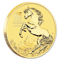 Zlatá minca Year of the Horse - Rok Koně 1 oz (2026)