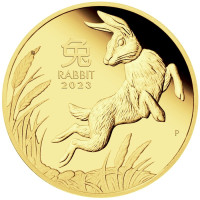 Zlatá minca Year of the Rabbit - Rok Králika 1 oz (2023)