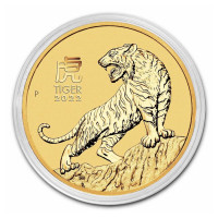 Zlatá minca Year of the Tiger - Rok Tigra 1/10 oz (2022)