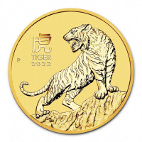 Zlatá minca Year of the Tiger - Rok Tigra 1/4 oz (2022)