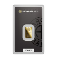 Zlatý zliatok 2g Argor Heraeus
